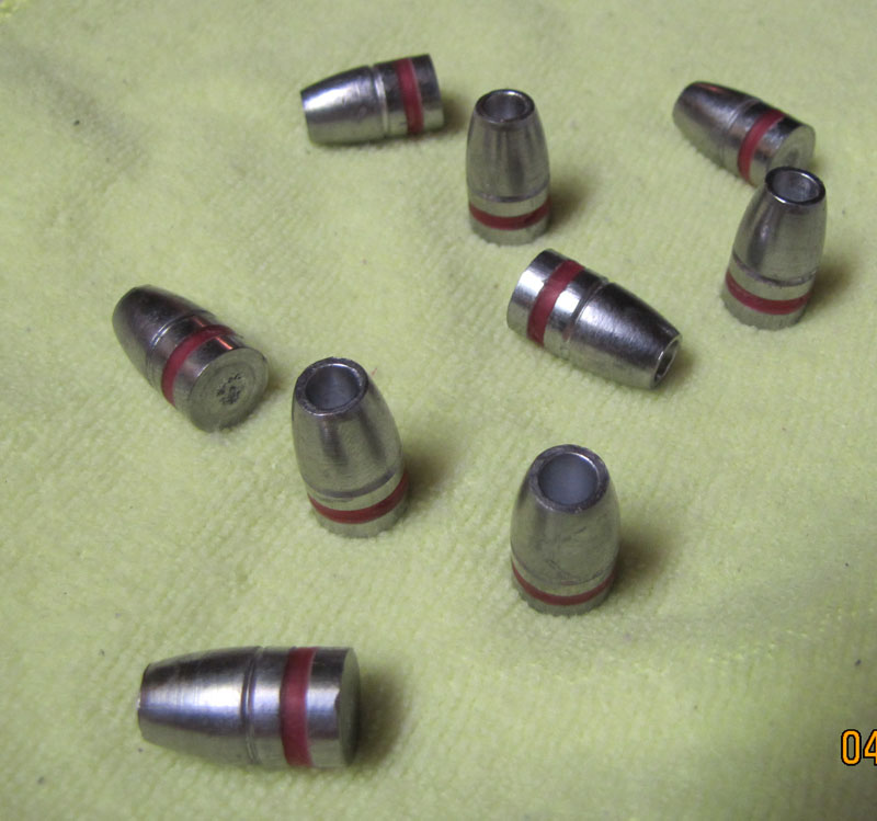 215gr Round Nose Hollow Point bullets 41 caliber - Click Image to Close