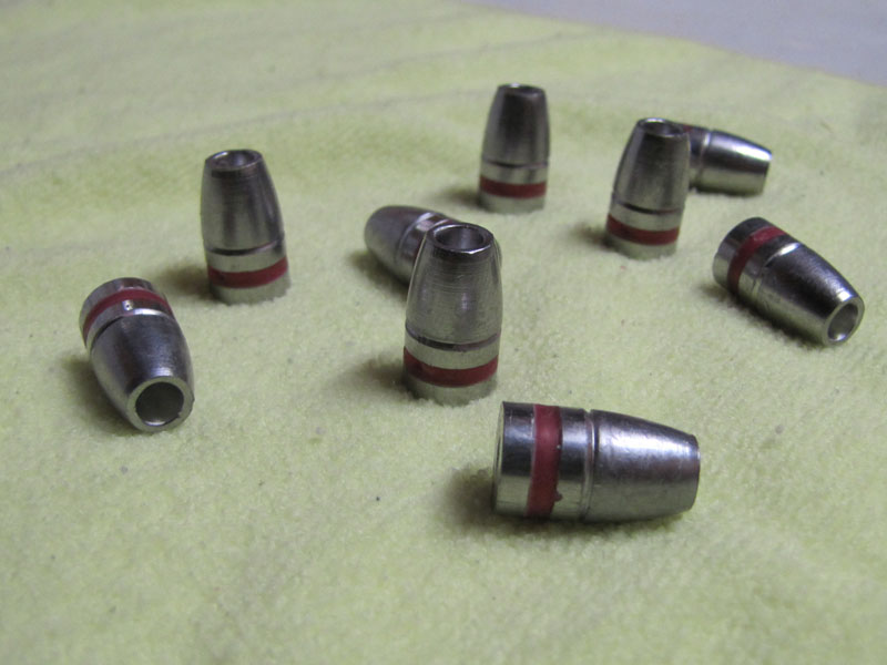 215gr Round Nose Hollow Point bullets 41 caliber