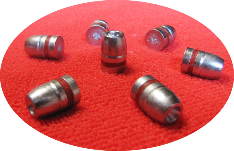 44 caliber 220gr Hollow Point cast lead bullets