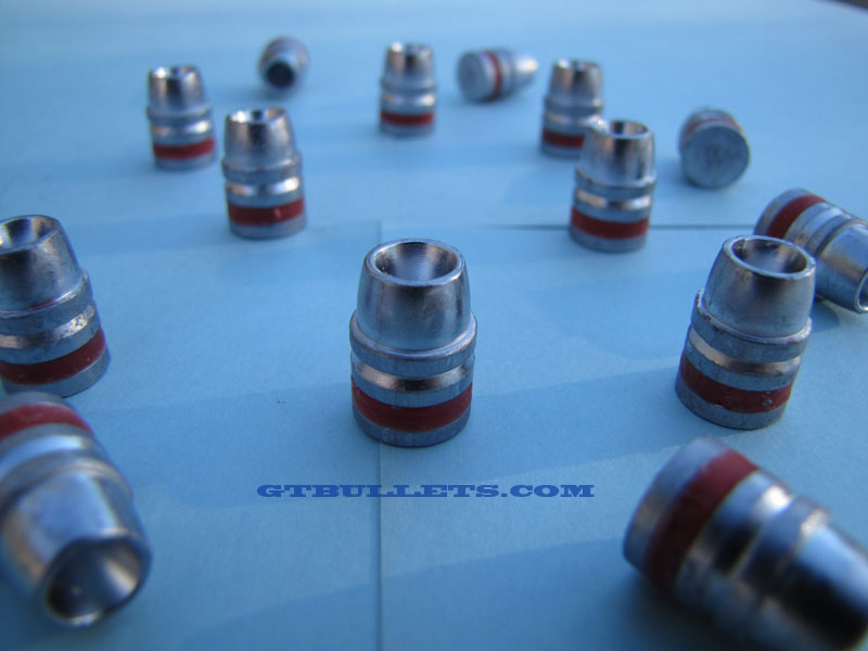 45 cal 225gr Hollow Point LSWC cast lead bullets - Click Image to Close