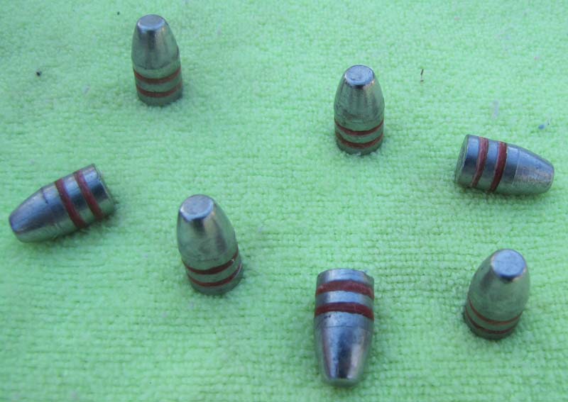 147gr lead Flat Point Bulletls 9mm - Click Image to Close