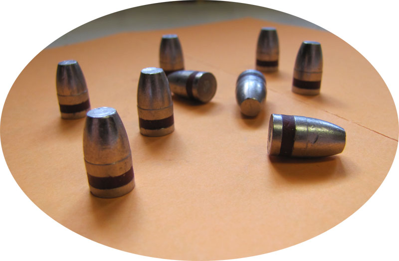 140gr lead Flat Point Bulletls 9mm