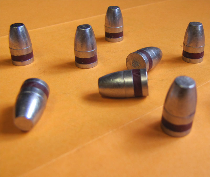 140gr lead Flat Point Bulletls 9mm - Click Image to Close