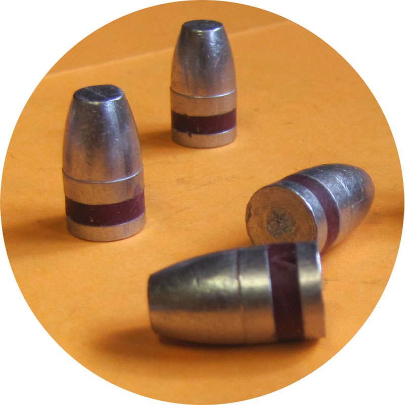 140gr lead Flat Point Bulletls 9mm - Click Image to Close