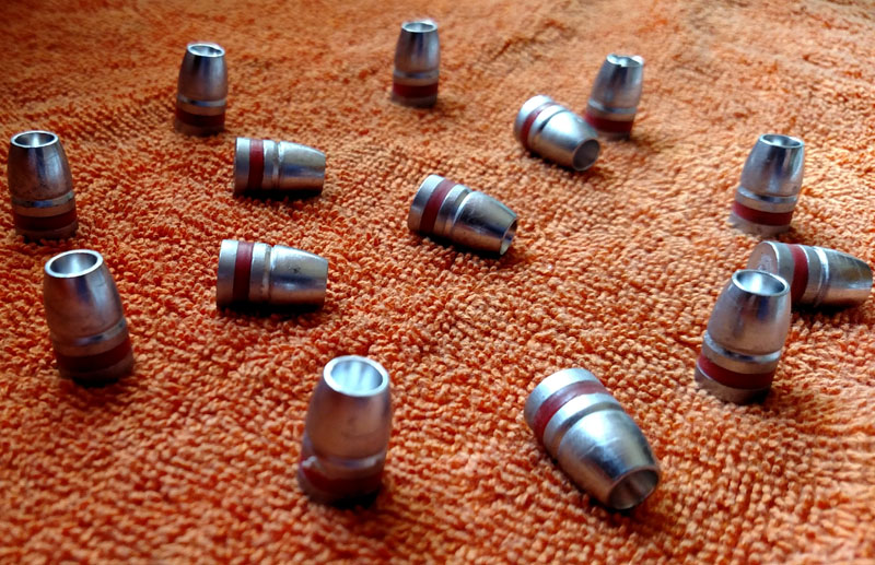 45 cal 255gr Hollow Point cast lead bullets w/crimp