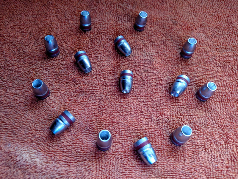 45 cal 255gr Hollow Point cast lead bullets w/crimp