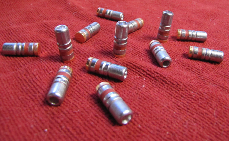 30 caliber 150 grain gas check WIDE HP lead bullets