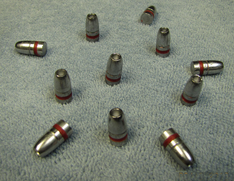 30 caliber 115 grain hollow point round nose lead bullets