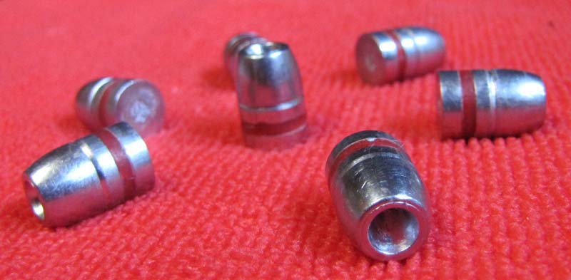 44 caliber 220gr Hollow Point cast lead bullets