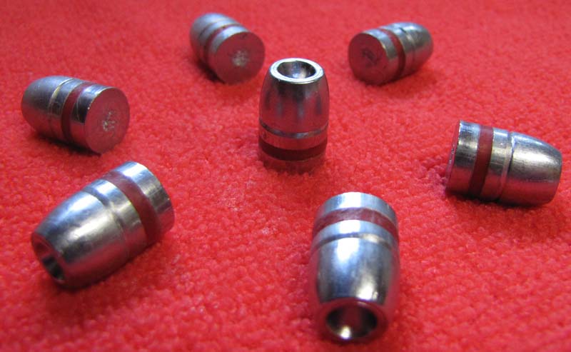 44 caliber 220gr Hollow Point cast lead bullets