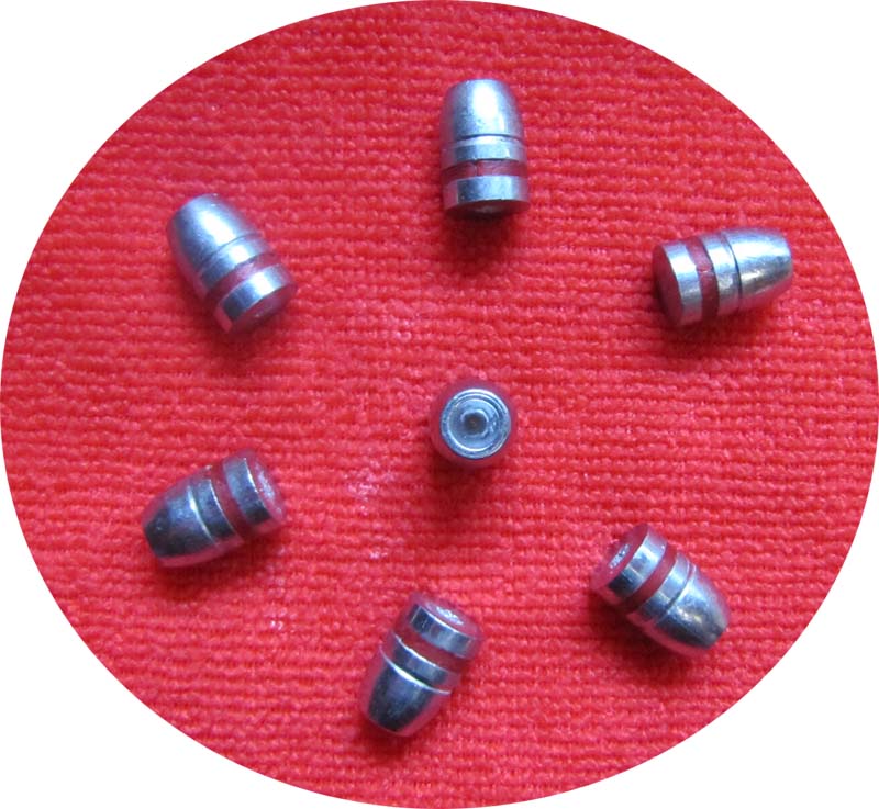 44 caliber 220gr Hollow Point cast lead bullets