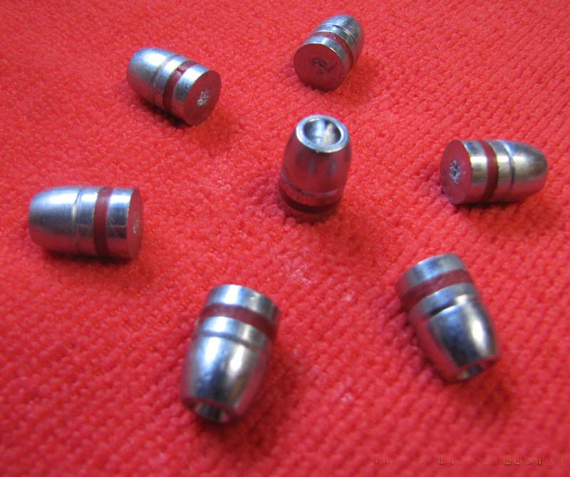 44 caliber 220gr Hollow Point cast lead bullets