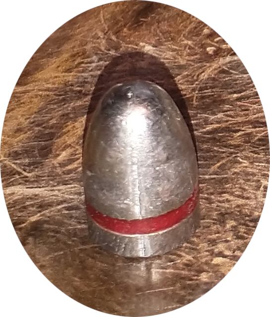 45 cal 230gr LRN round nose lead cast bullet - Click Image to Close