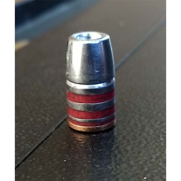 45 cal 325gr Hollow Point lead bullet with gas check