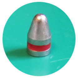 9mm 115gr LRN cast lead bullets Plain Base