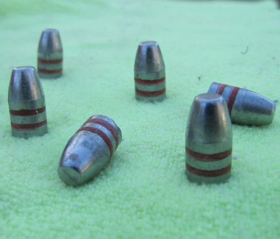 147gr lead Flat Point Bulletls 9mm
