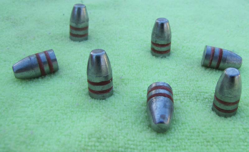 147gr lead Flat Point Bulletls 9mm - Click Image to Close